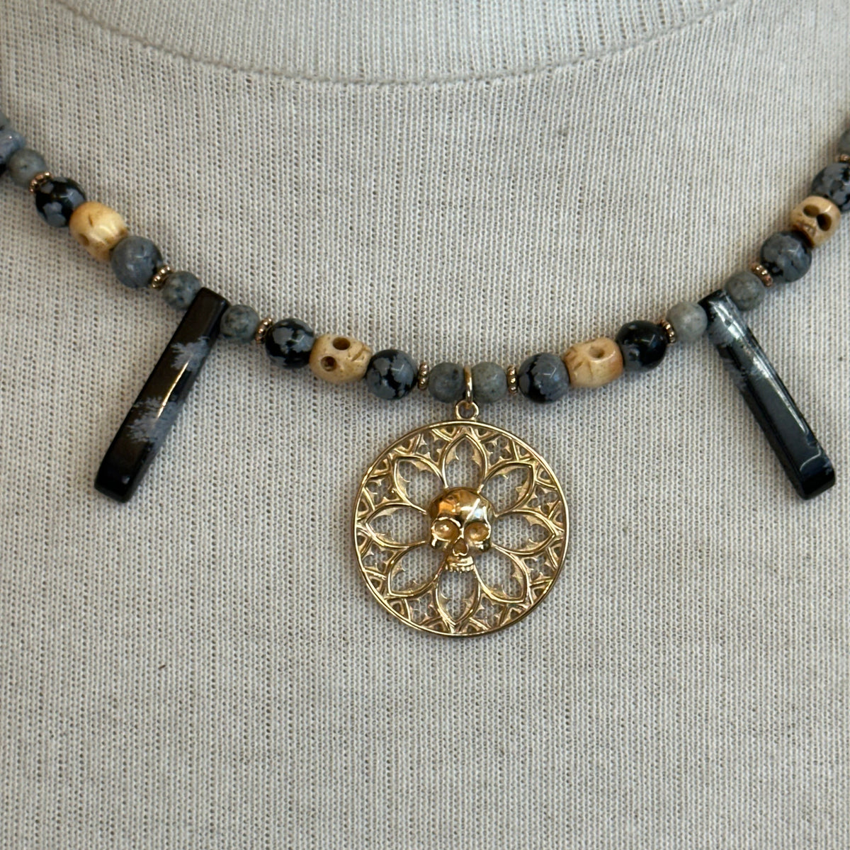 Gothic Skulls necklace