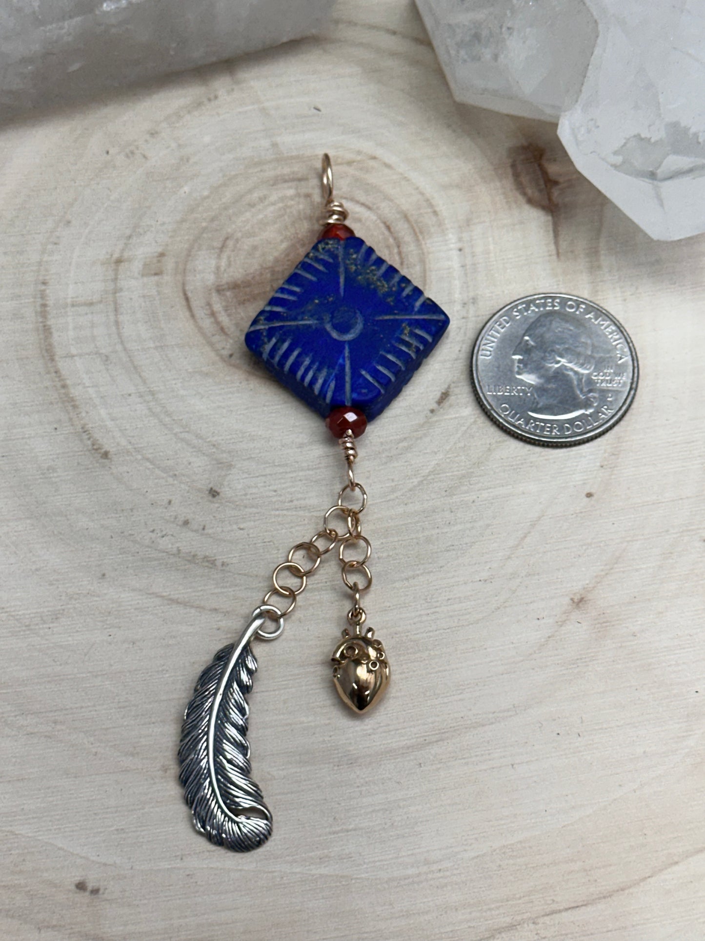 Weighed & Measured pendant
