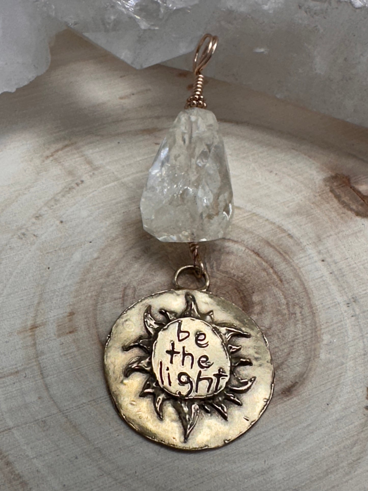 Be the Light pendant