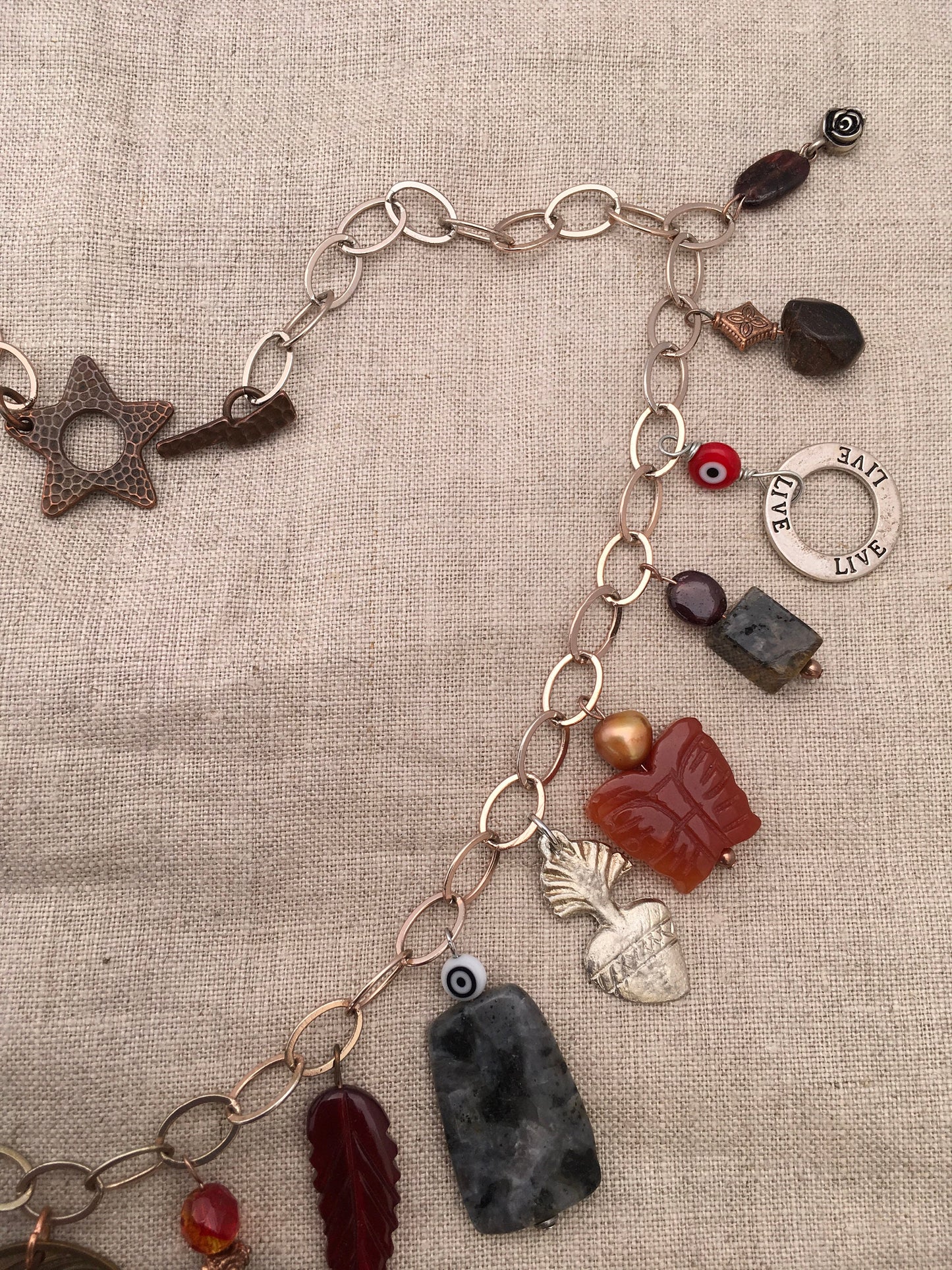 necklace "Phoenix from the Ashes" Phoenix pendant, Charm necklace, Statement piece, Coral, Carnelian, Gift Idea, Fire transformation, Reiki