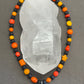 Jack-o’-lantern necklace