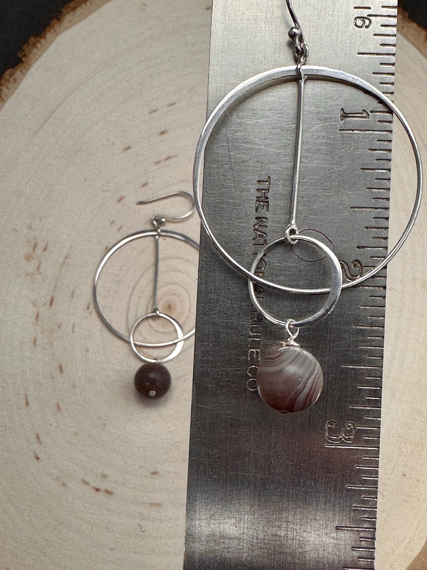 Banded Geometry earrings