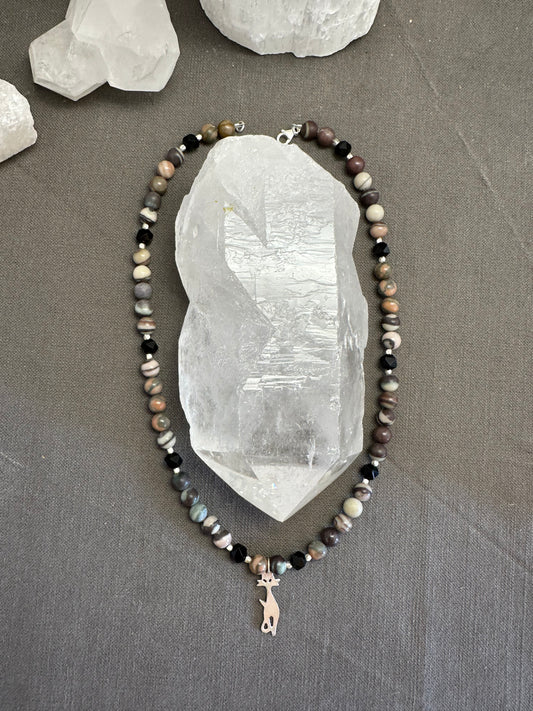 Calico Cat necklace