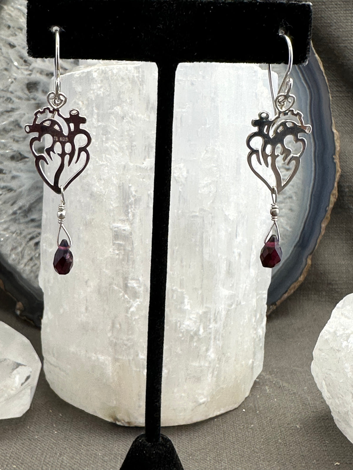 Here's My Heart earrings