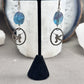 Hummingbirds and Fluorite earrings