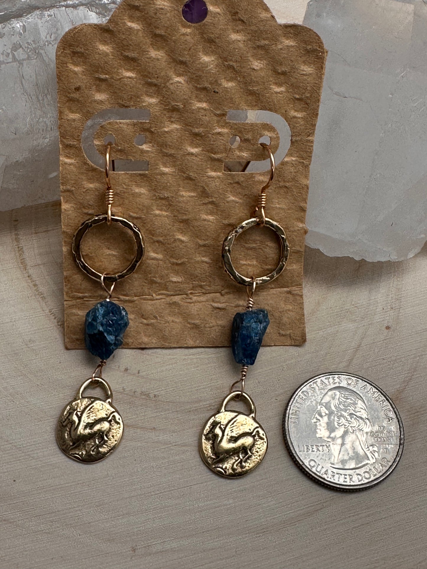 Bronze Pterripus earrings