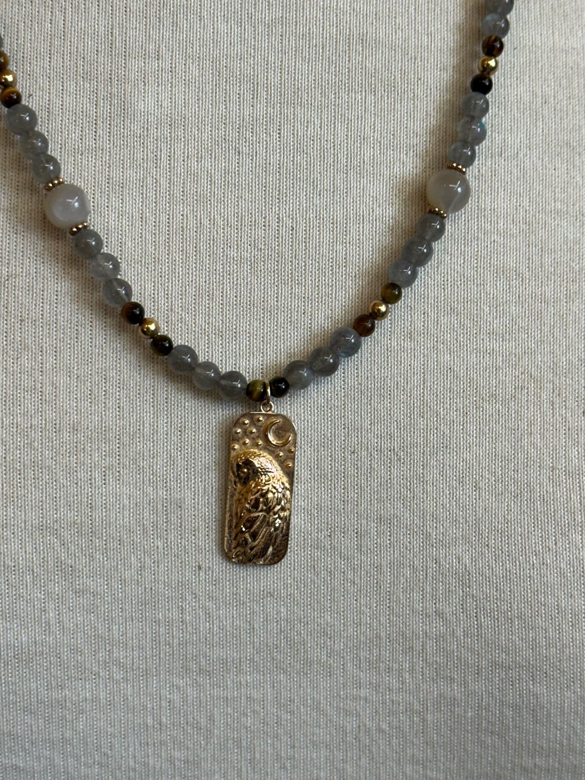 Ghost Owl necklace