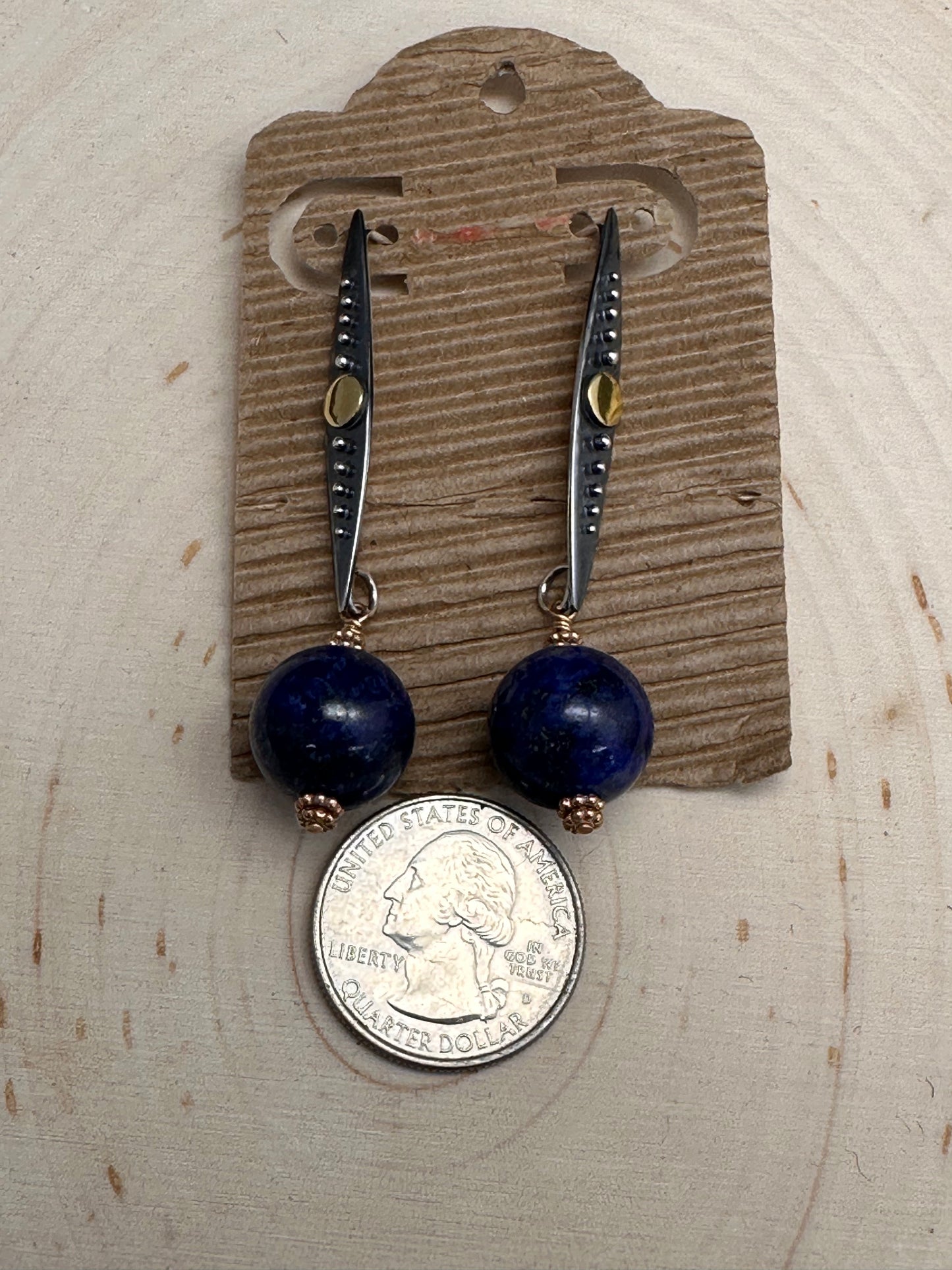 Lapis Phase earrings