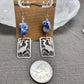 Cranes and Sodalite earrings