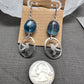 Hummingbirds and Fluorite earrings
