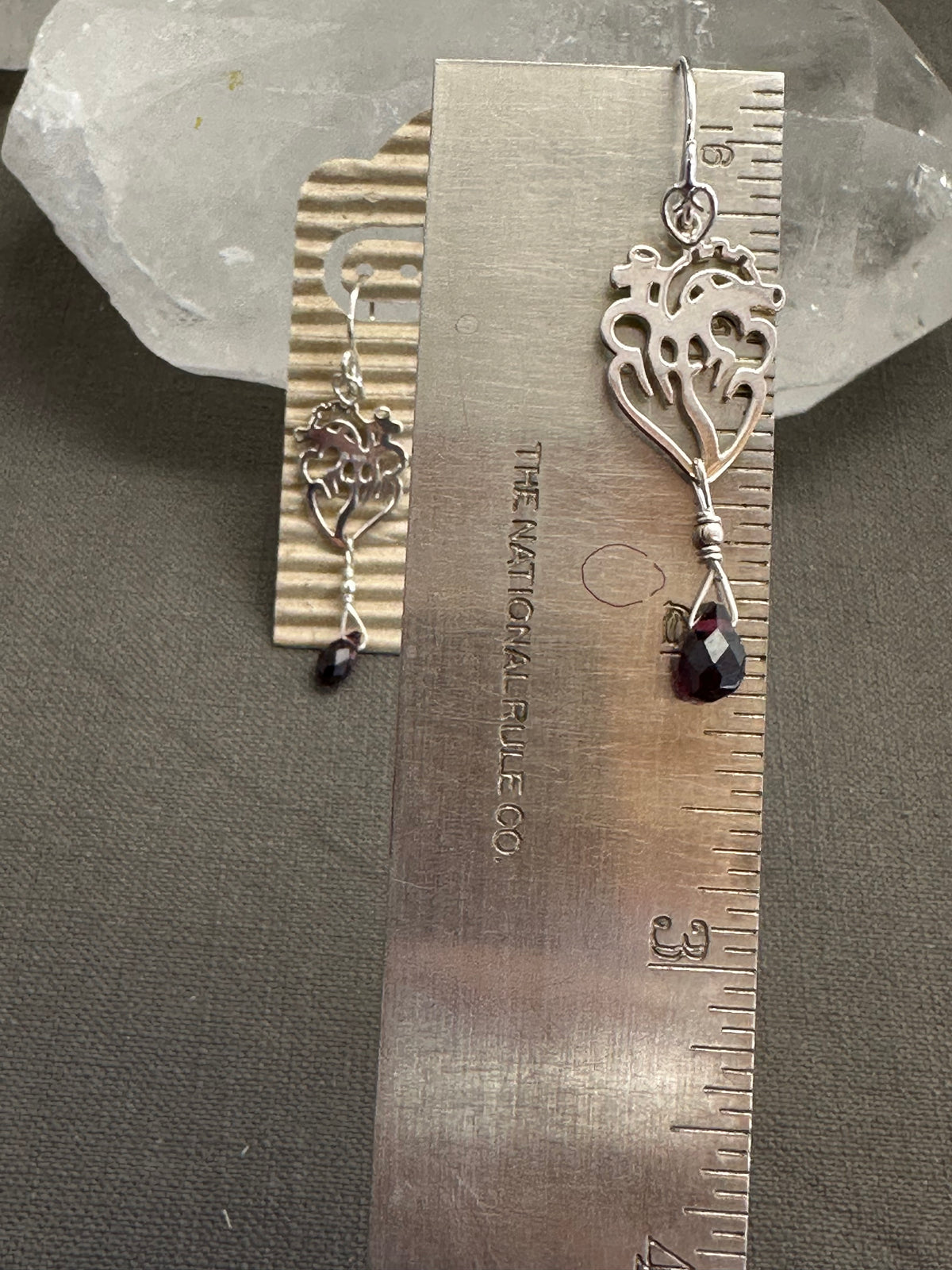 Here's My Heart earrings