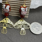 Owl & Mushroom earrings