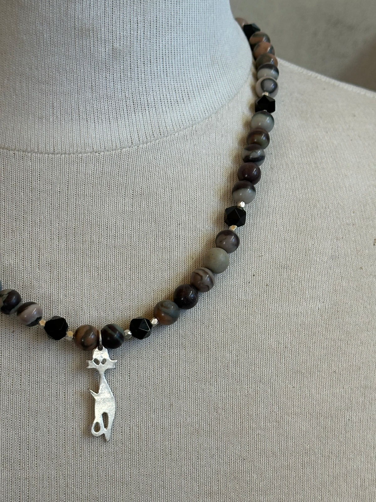 Calico Cat necklace