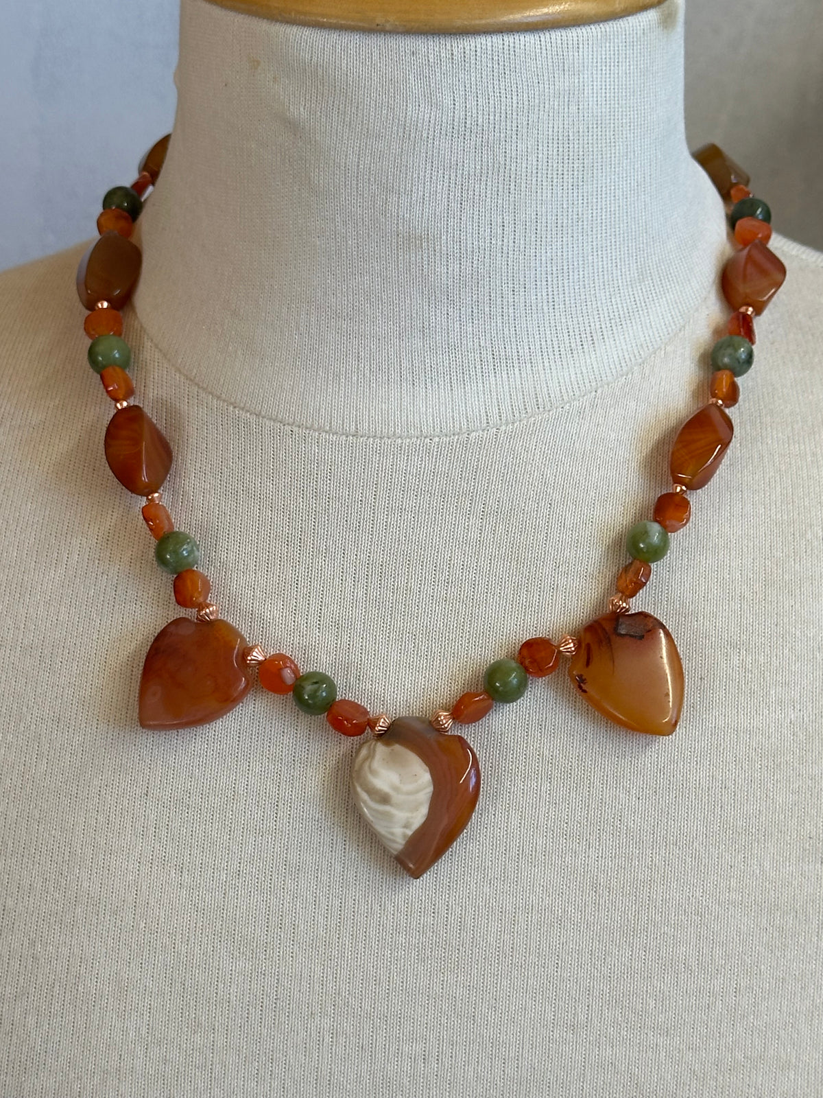 Flaming Shields necklace