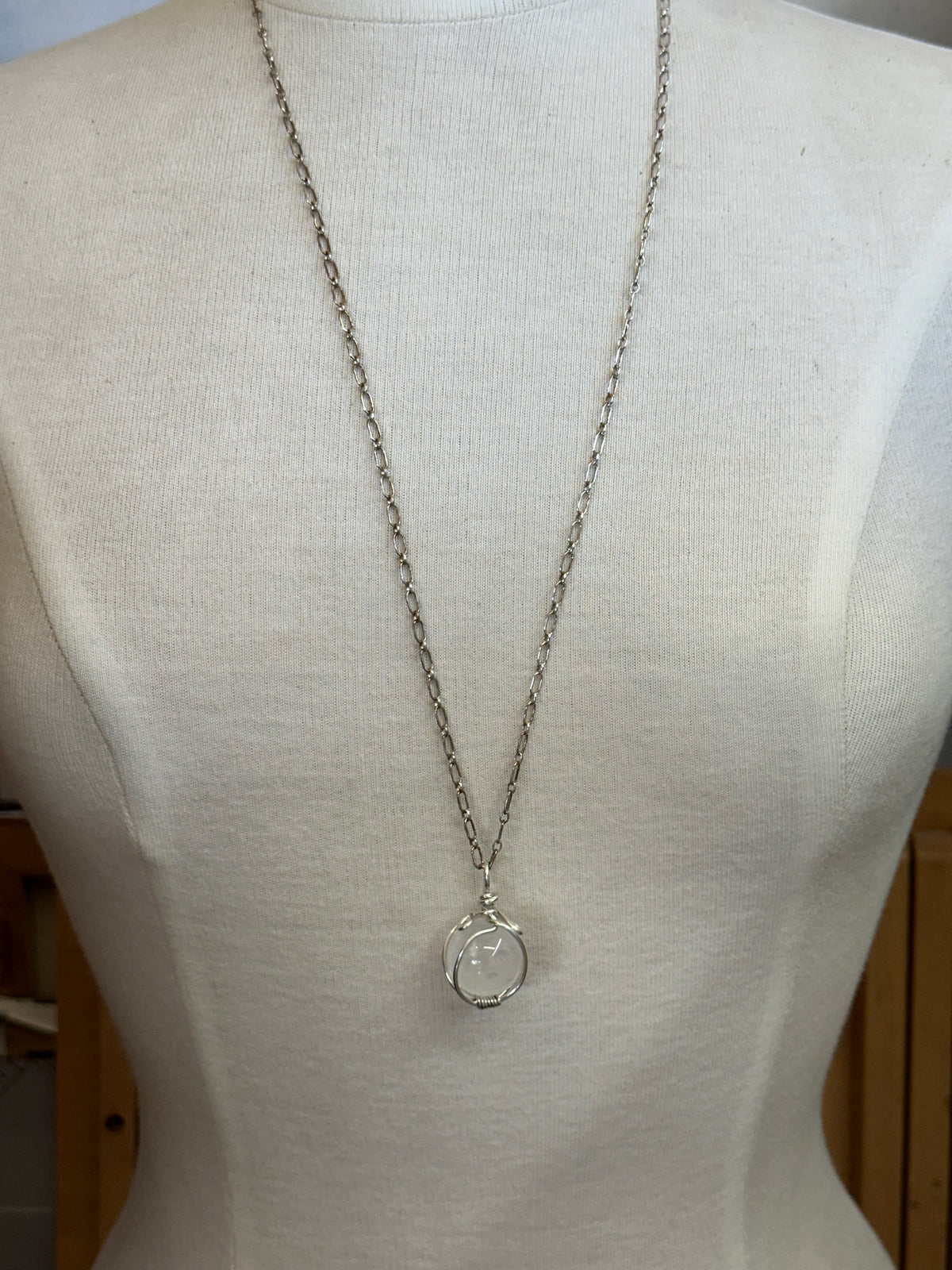 Quartz Sphere pendant