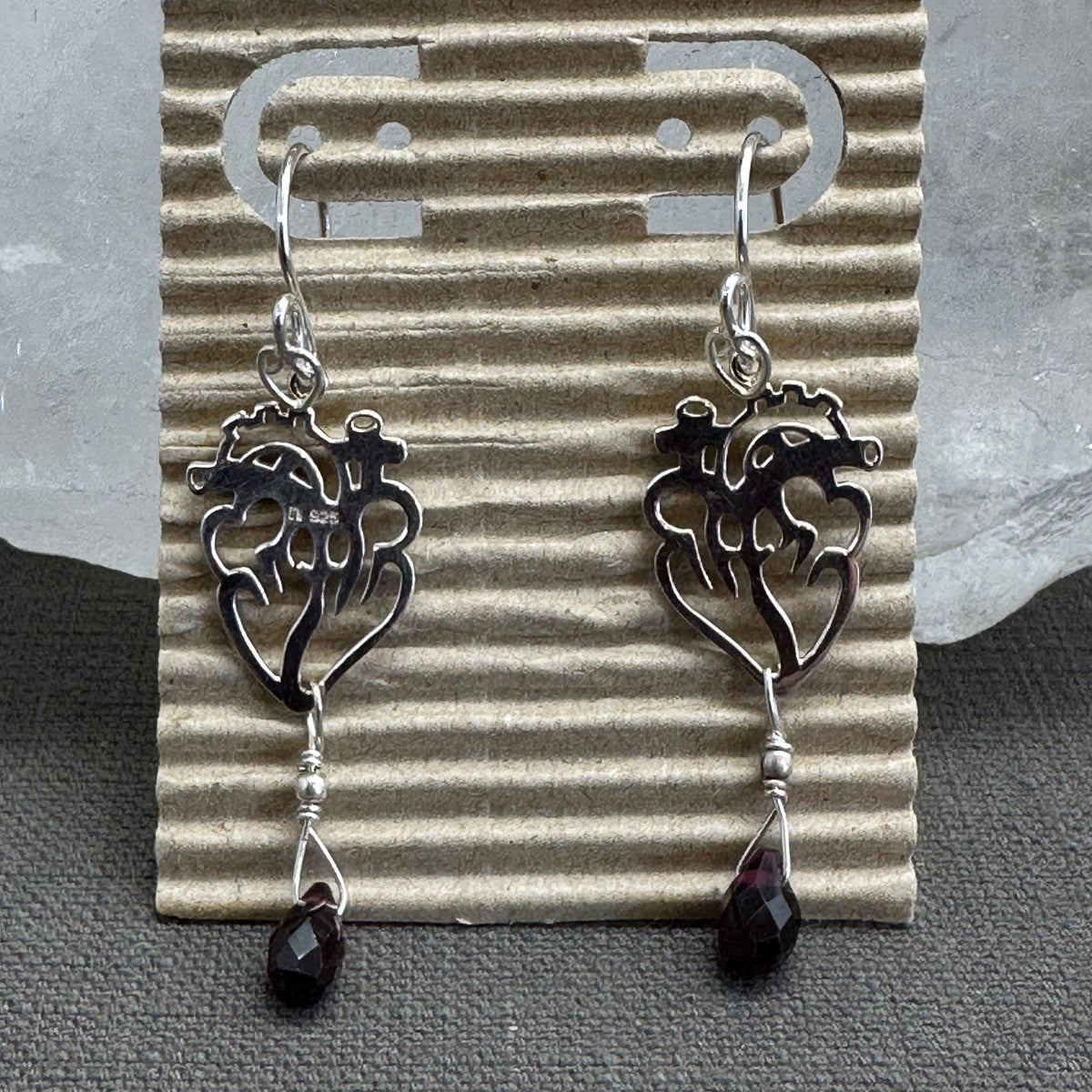 Here's My Heart earrings