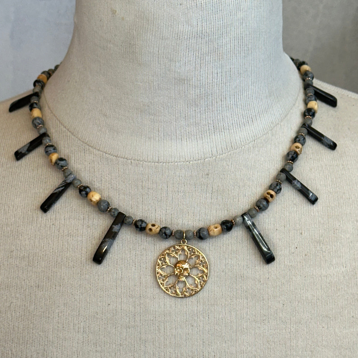 Gothic Skulls necklace