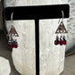 Delicate Triangle chandeliers