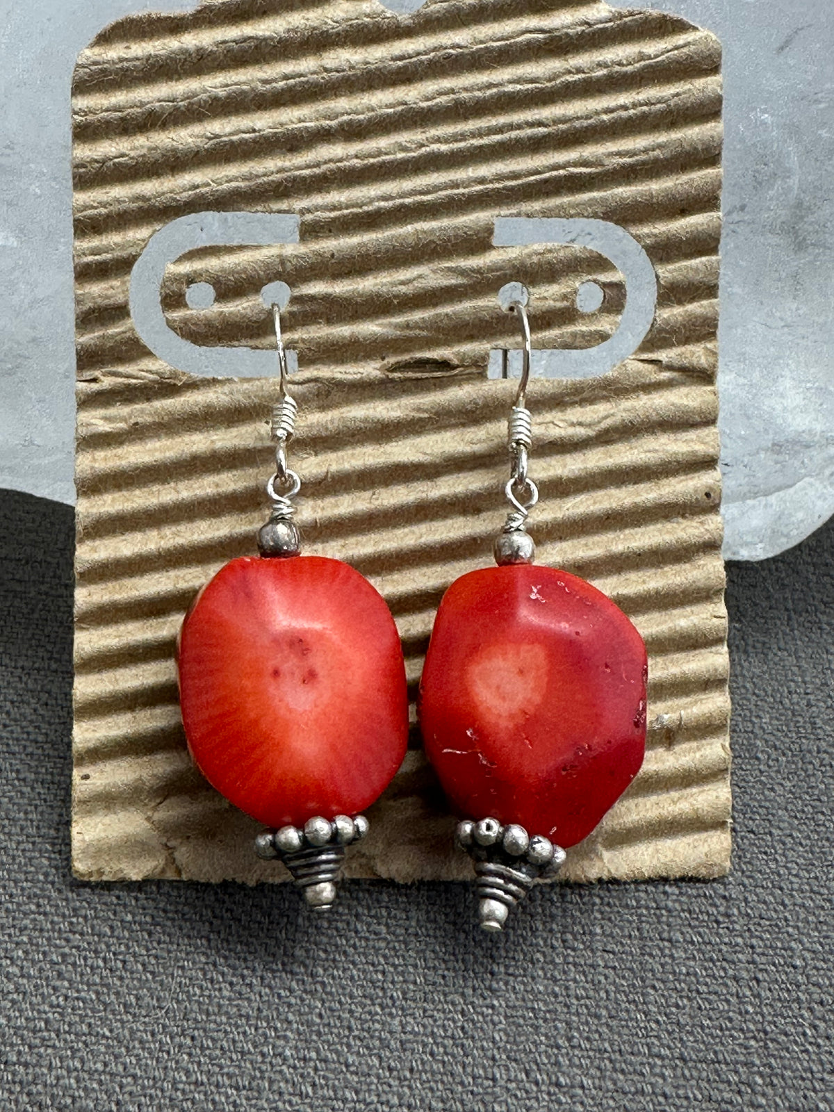 Sunburst Coral earrings