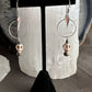 Skulls and Hoops earrings