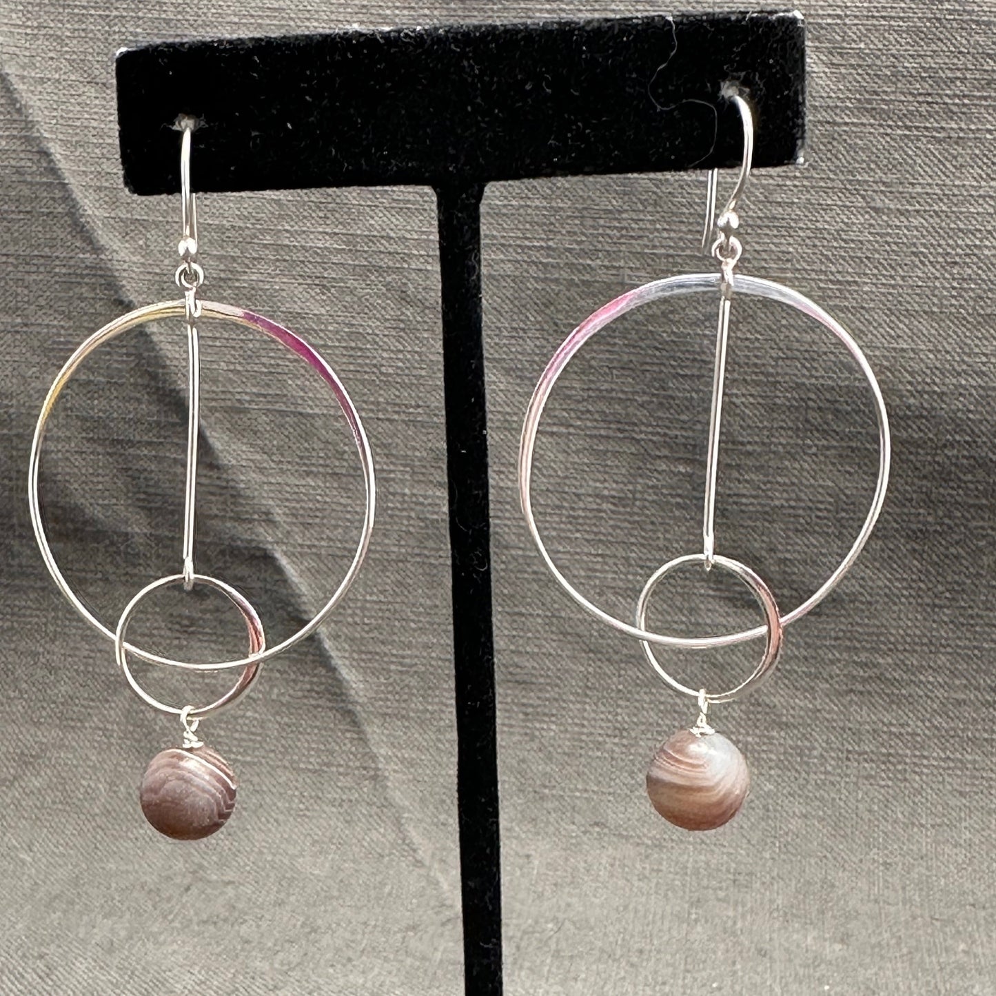 Banded Geometry earrings