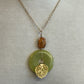 Flaming Leaf pendant