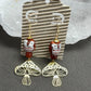 Owl & Mushroom earrings