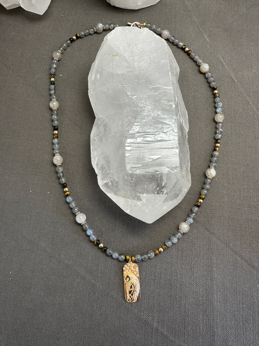 Ghost Owl necklace