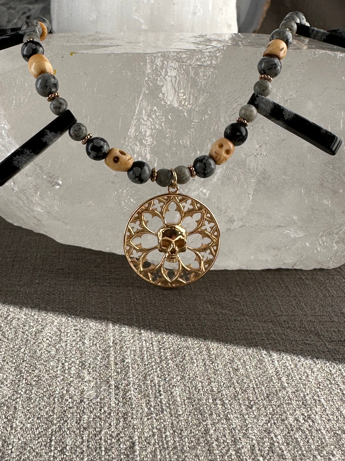Gothic Skulls necklace