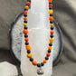 Jack-o’-lantern necklace