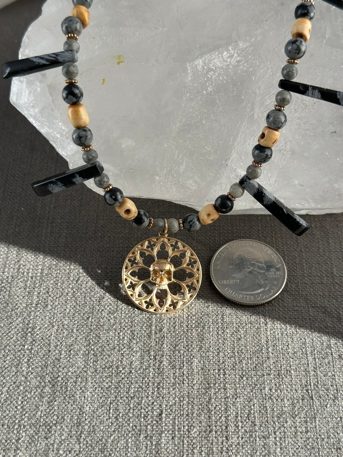 Gothic Skulls necklace