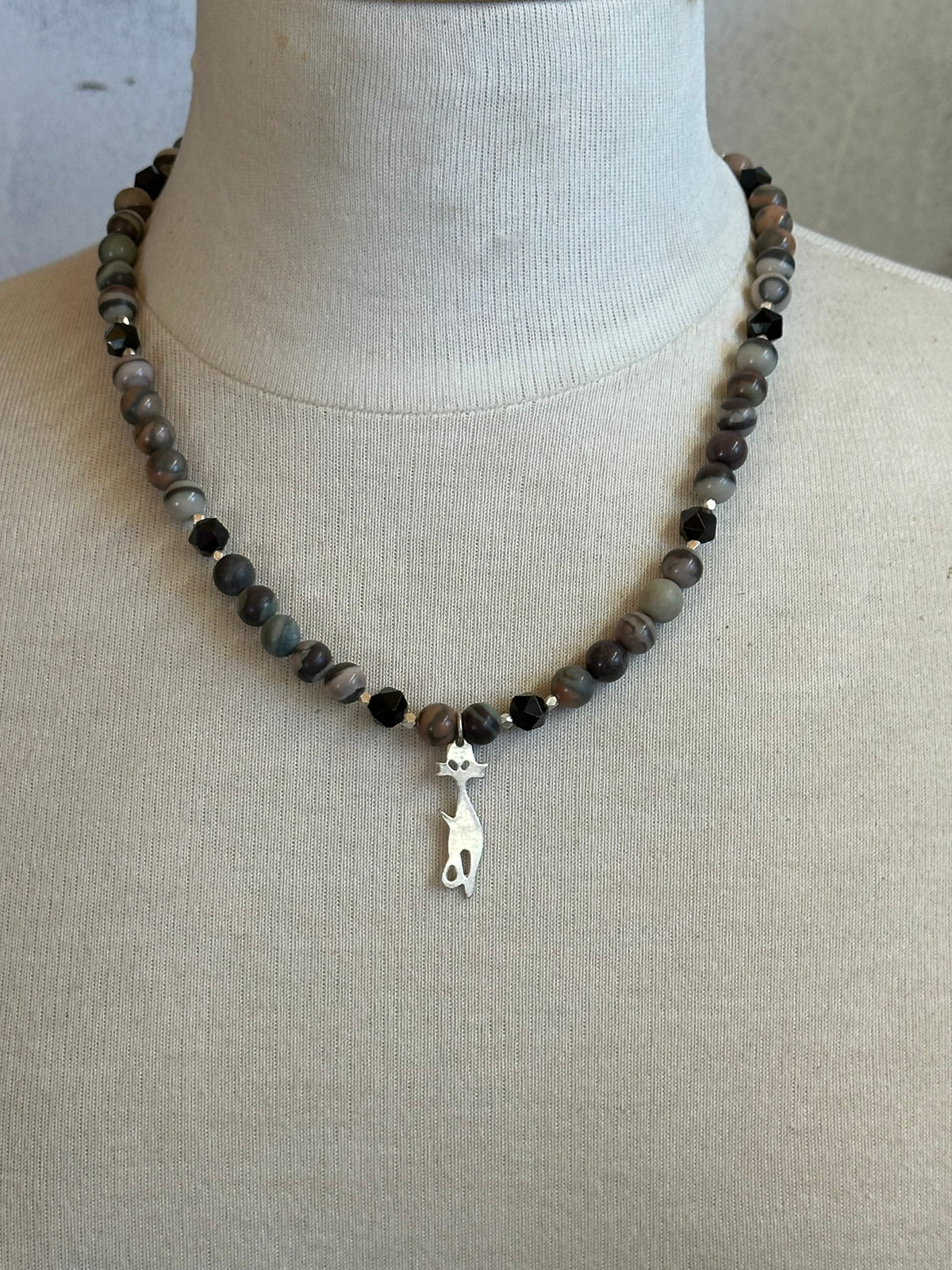 Calico Cat necklace