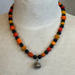 Jack-o’-lantern necklace