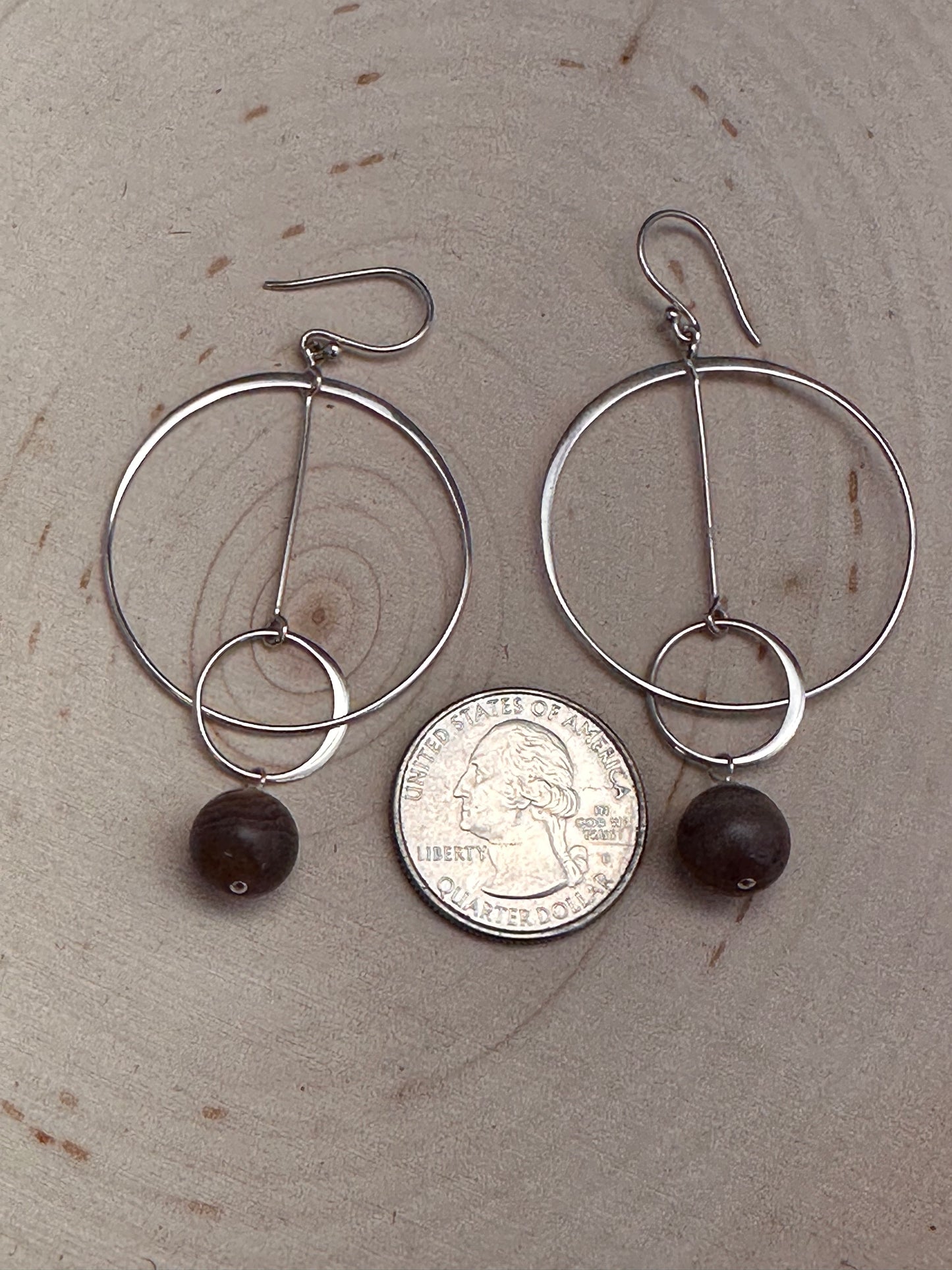 Banded Geometry earrings