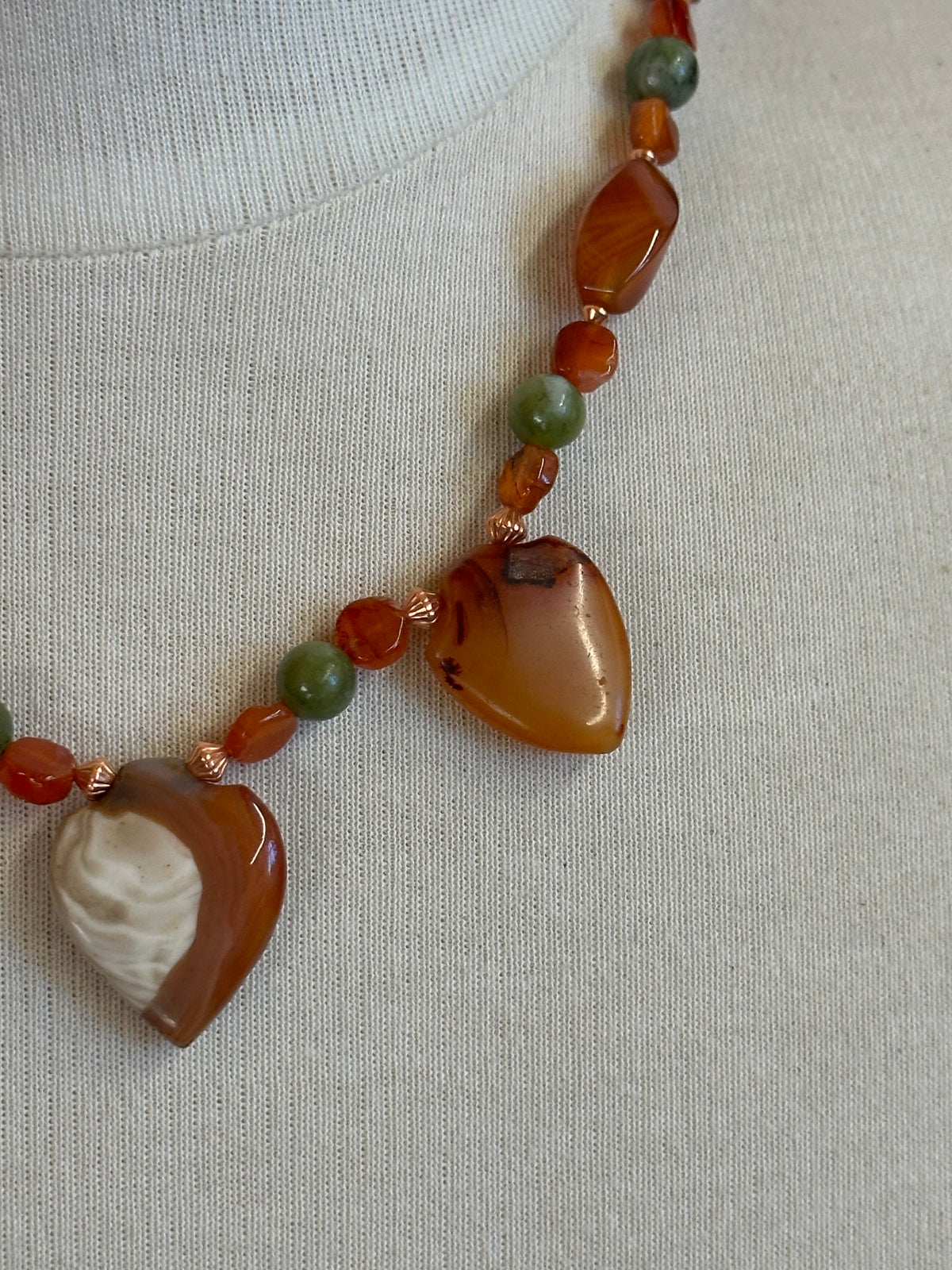 Flaming Shields necklace