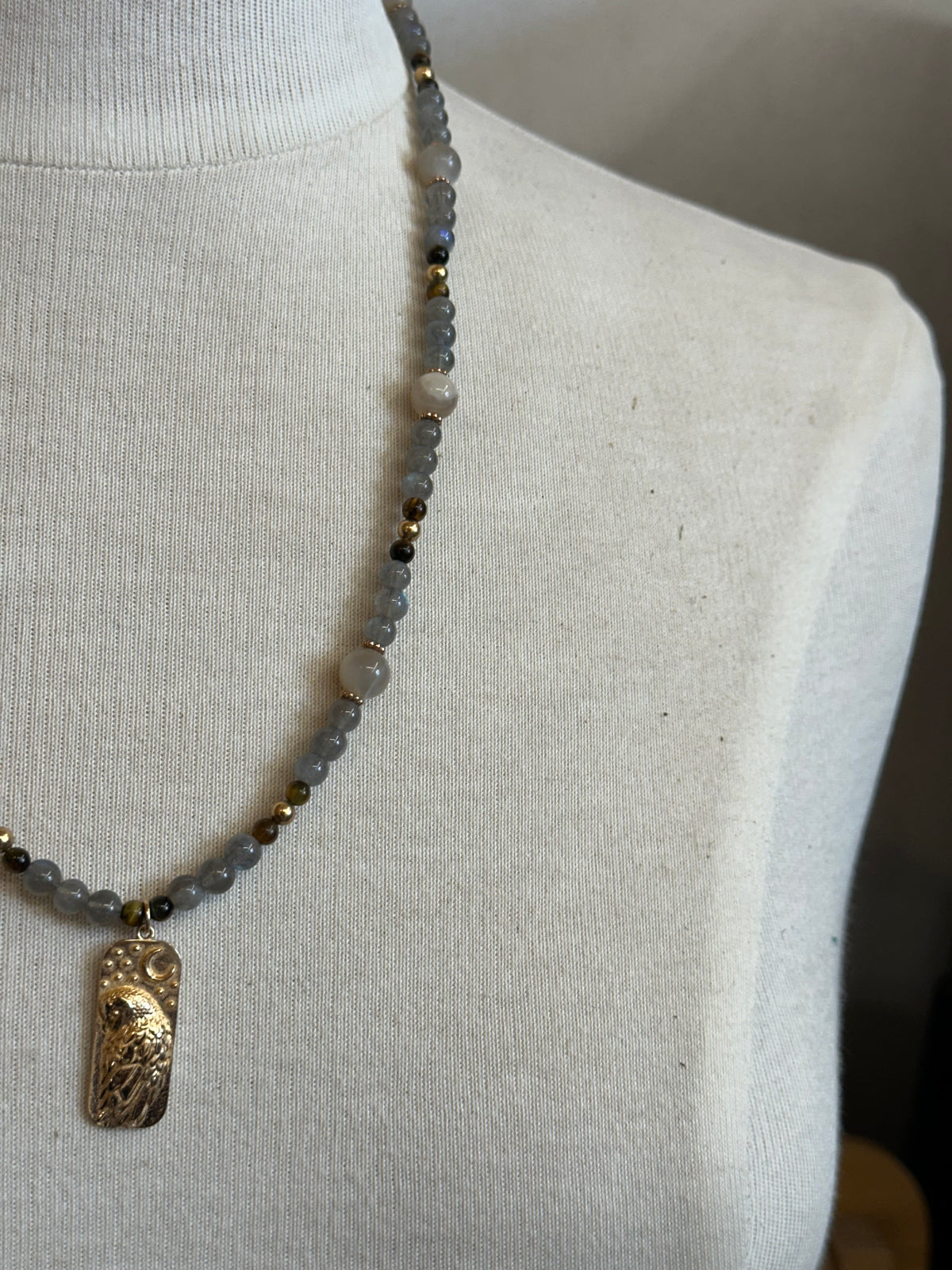 Ghost Owl necklace