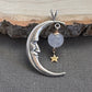 Sterling Crescent Moon pendant
