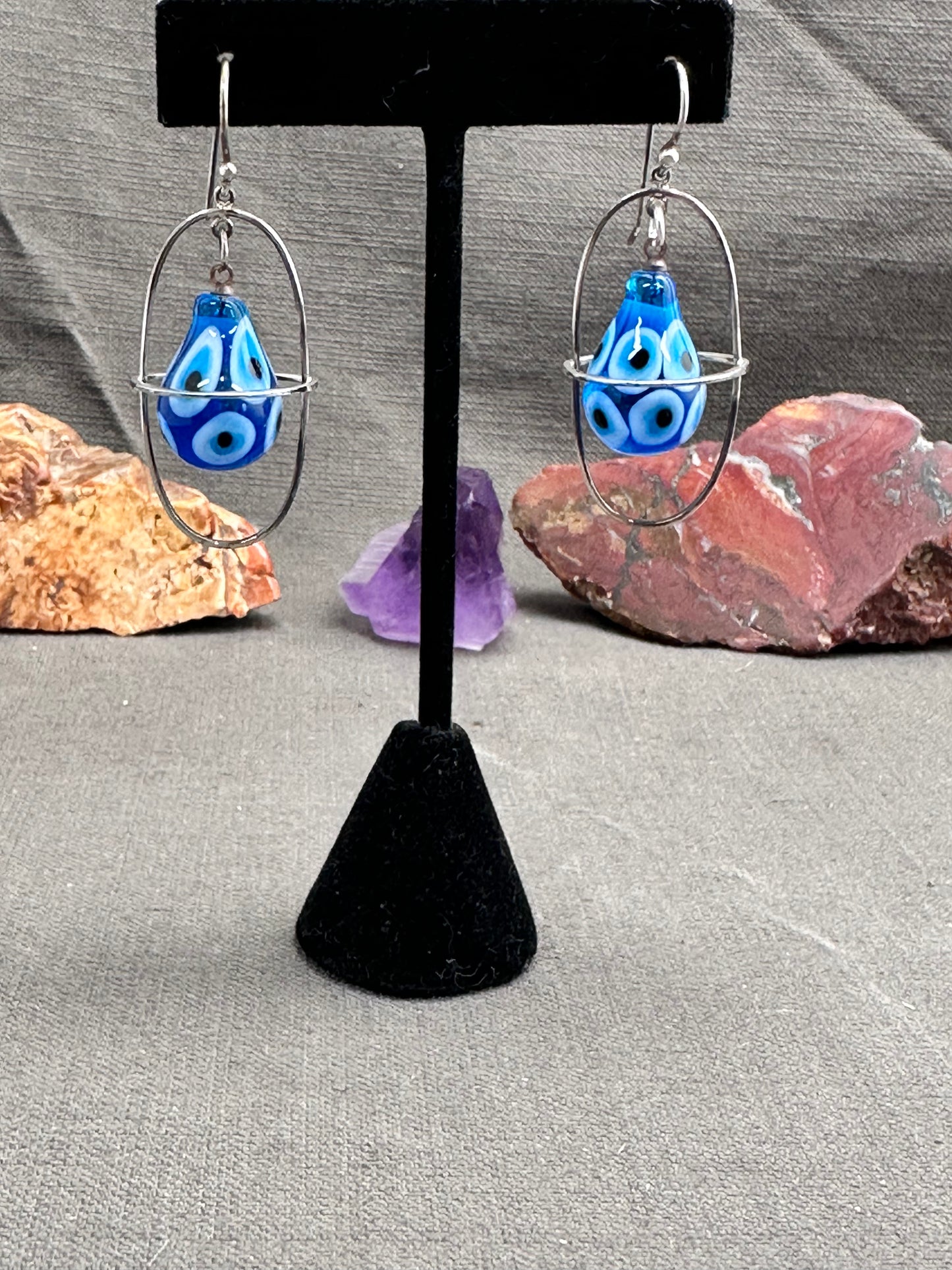 Evil Eye earrings