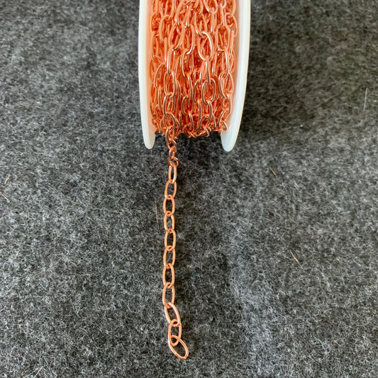 Copper link chain