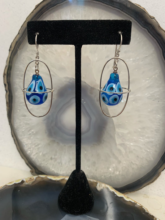 Evil Eye earrings