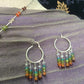 earrings "Rainbow Hoops" sterling hoops, Rainbow earrings, LGBTQ+ jewelry, Pride, Ally, chakra jewelry, Reiki charged, hoop earrings