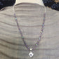 necklace "North Star" Amethyst pendant, Amethyst, Labradorite, Celestial series, Guiding Light, Reiki charged, Chakra jewelry