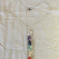 Necklace "Pride" Rainbow pendant, LGBTQ+, chakra jewelry, Reiki charged, statement piece, Gender Neutral, Gift Idea, Semi Precious stones
