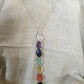 Necklace "Pride" Rainbow pendant, LGBTQ+, chakra jewelry, Reiki charged, statement piece, Gender Neutral, Gift Idea, Semi Precious stones