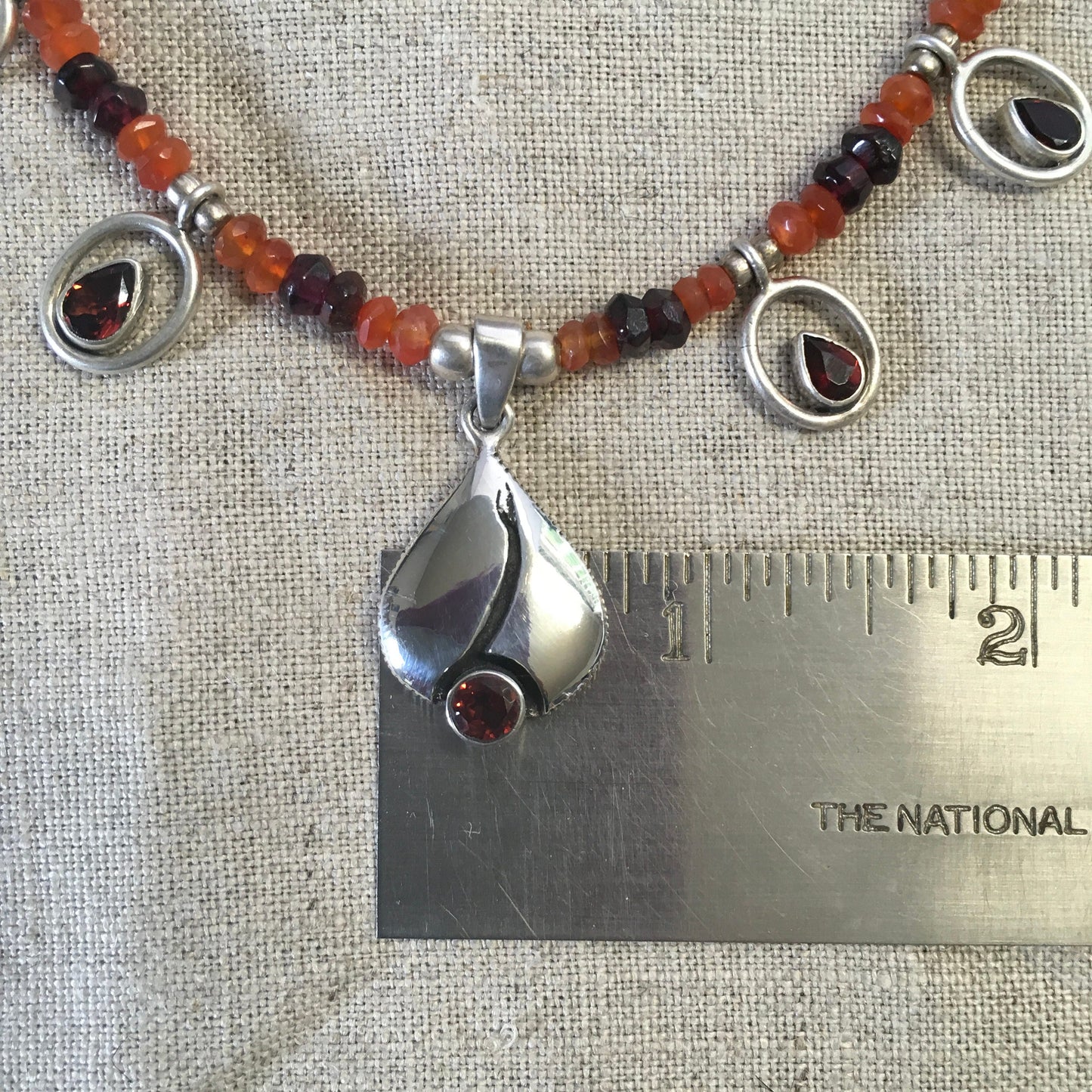 garnet necklace "Sacred Flame" Garnet pendants, Carnelian, Chakra jewelry, Sacral and Root Chakras, Reiki charged, Gift idea, Fire necklace