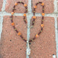 necklace "Overcoming Obstacles with Love" carved Quartz Ganesh pendant, Aventurine hearts, Garnets, Gift idea, Gender Neutral, Reiki charged
