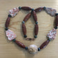 necklace "Luck Dragon" Carved Vintage Dragon Bead, Agate, Serpentine, Jasper, Dragon Statement Piece, Reiki vibe, Gift Idea, Gender Neutral