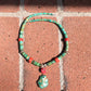 necklace "Sierra Sunset" New Mexican Turquoise, Vintage Coral, Handmade Pendant, Reiki charged, Graduated Turquoise, Gender Neutral jewelry