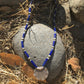 necklace "Universal Flow" Hill Tribe Silver pendant, Afghan Lapis, Grey Moonstone, Pyrite, Gender Neutral, Gift idea, Reiki charged