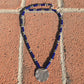 necklace "Universal Flow" Hill Tribe Silver pendant, Afghan Lapis, Grey Moonstone, Pyrite, Gender Neutral, Gift idea, Reiki charged